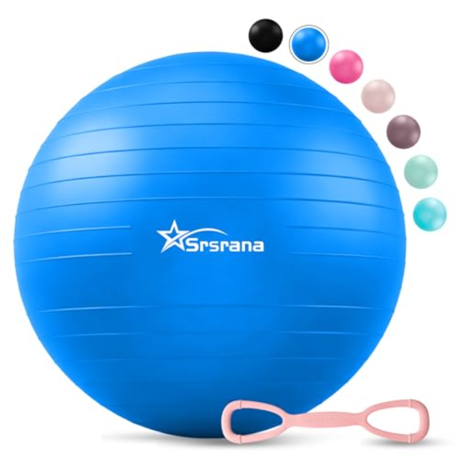 Pilates Yoga Chair - Exercise Ball - Anti-Burst Yoga Ball