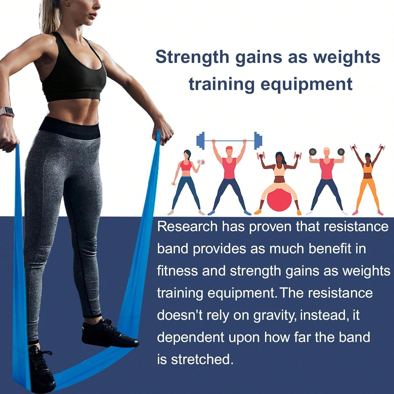 AZURELIFE Resistance Bands, Pr - Pilates Yoga Or ulasan dan harga