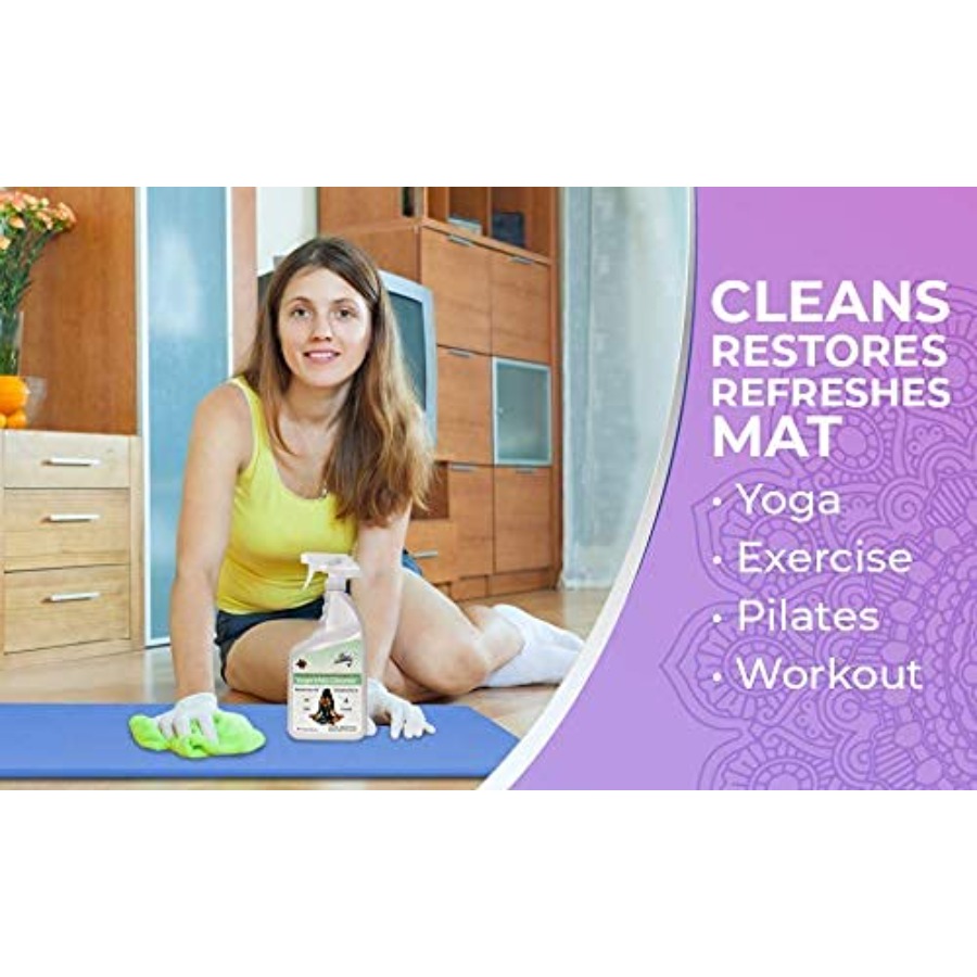 Yoga Mat Spray Cleaner: USDA C - Pilates Yoga Or ulasan dan harga
