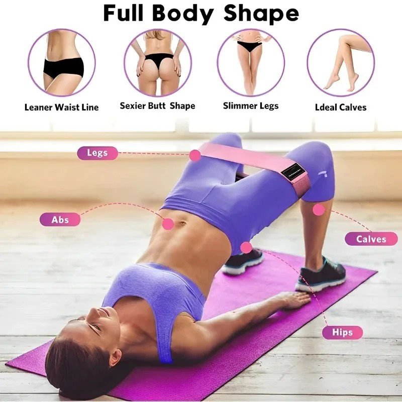 3Pcs Fabric Resistance Hip Boo - Pilates Yoga Reformer ulasan dan harga