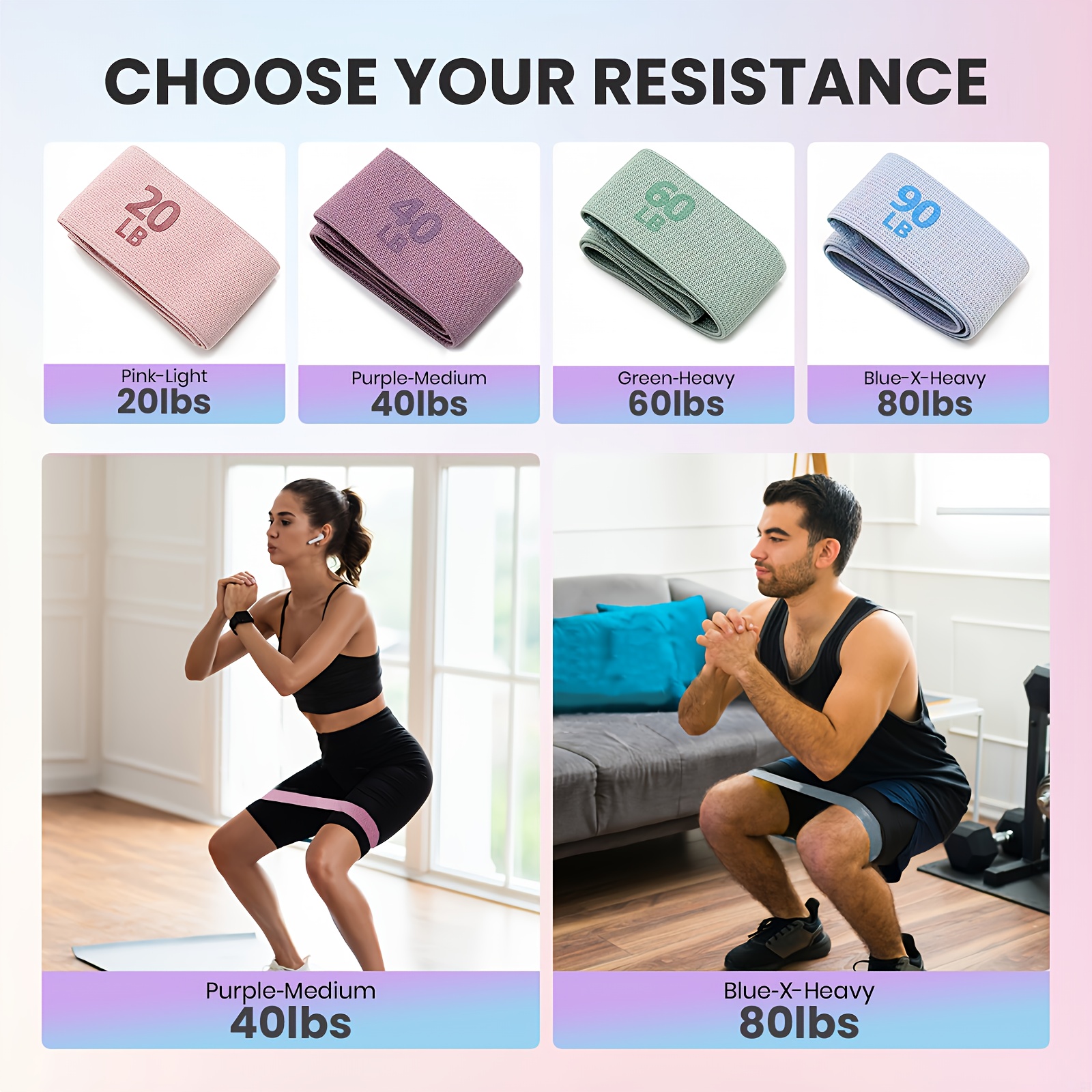 1Pc/4Pcs Fitness Resistance Ba - Pilates Yoga Body ulasan dan harga