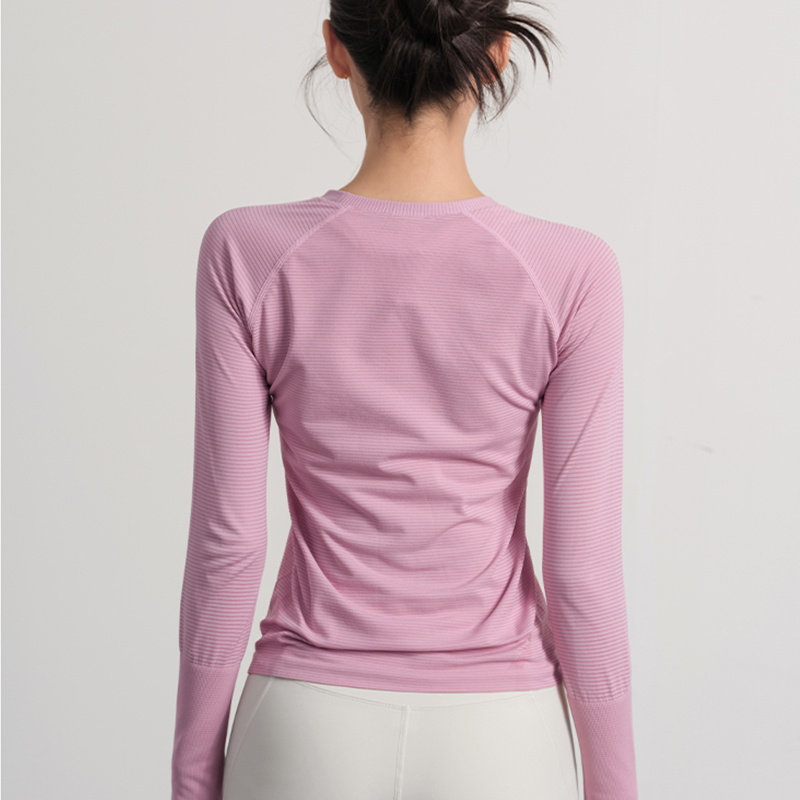 Women's Slim Fit Long Sleeve Y - Pilates Yoga Wrap Top ulasan dan harga