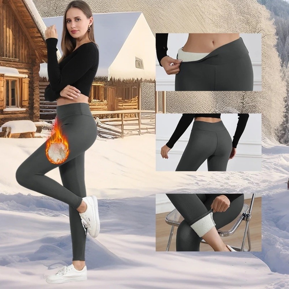 High Waist Fleece Leggings Pre - Pilates Yoga Legging ulasan dan harga