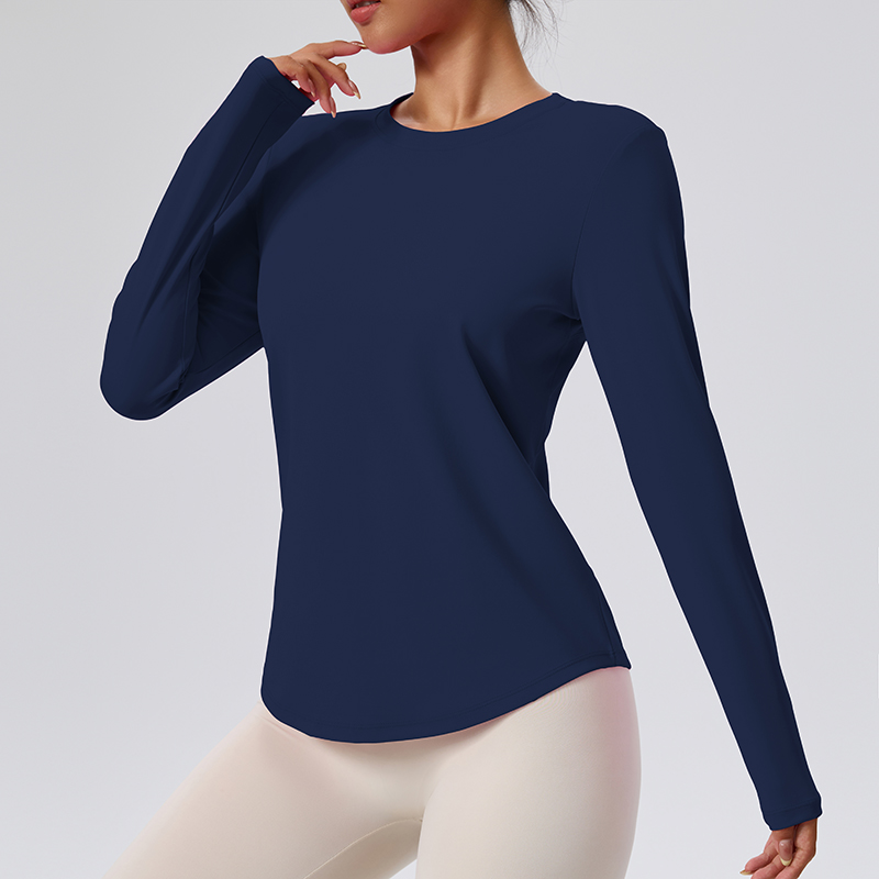 Women's Round Neck Fitness Yog - Pilates Yoga Wrap Top ulasan dan harga