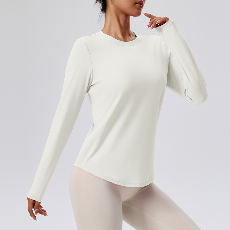 Women's Round Neck Fitness Yog - Pilates Yoga Wrap Top ulasan dan harga