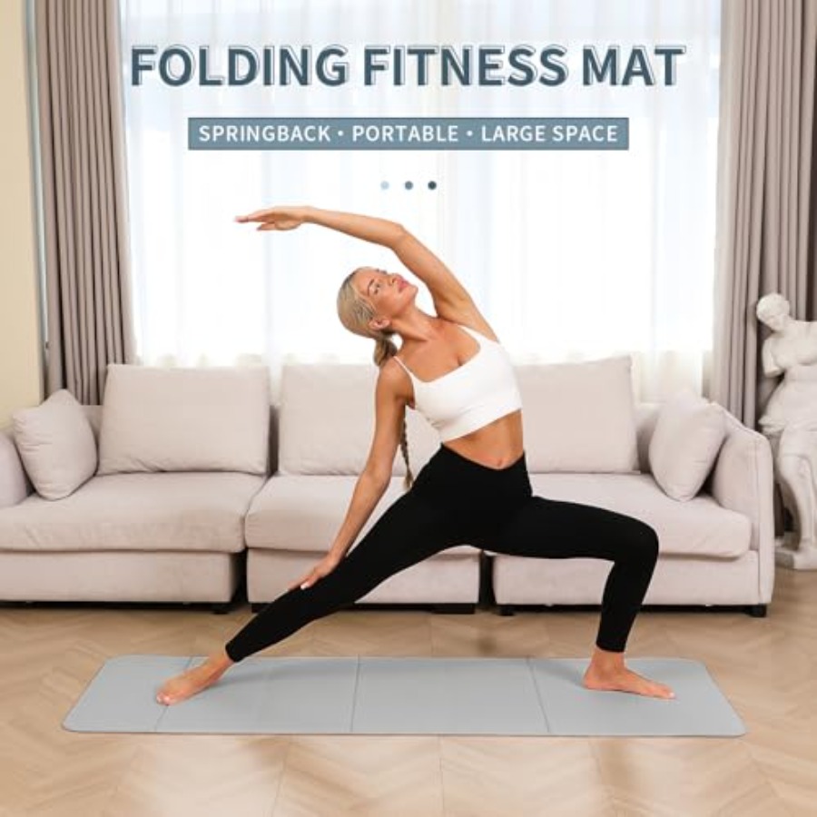 Foldable Yoga Mat - 10mm Extra - Pilates Yoga Studio ulasan dan harga