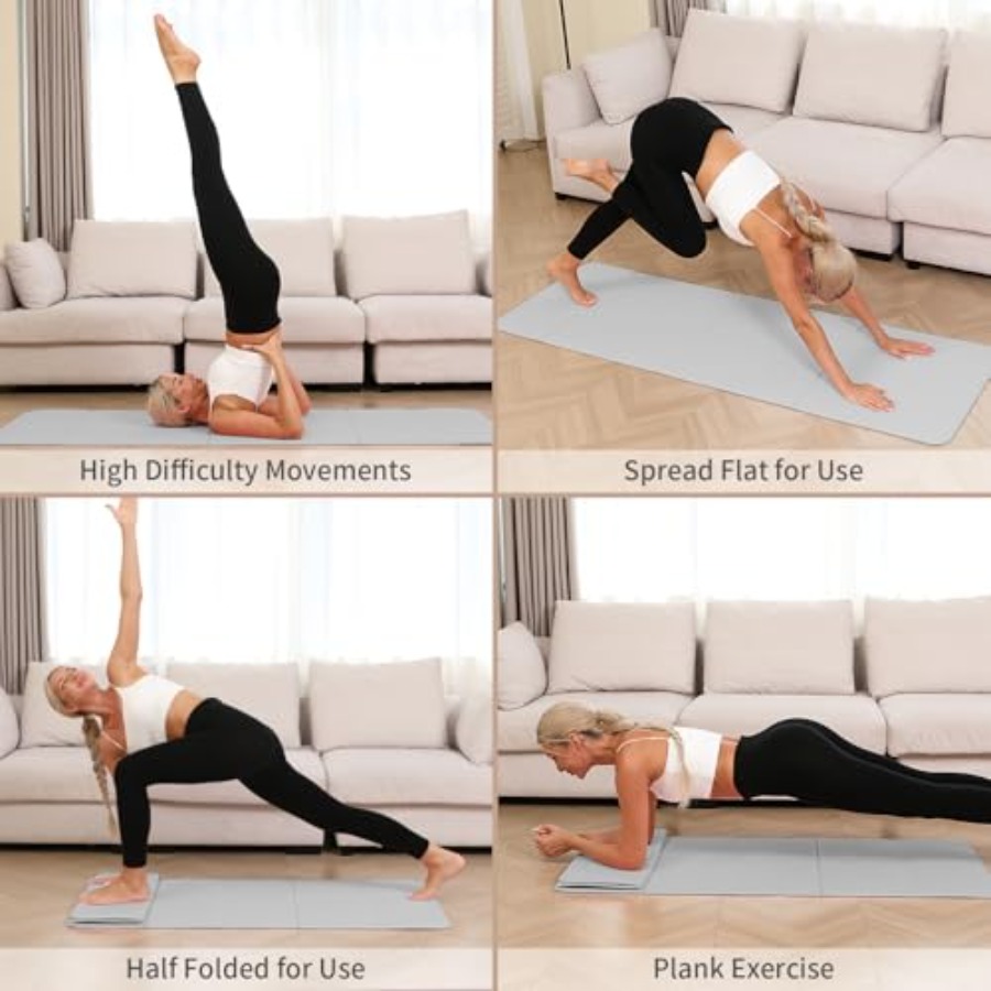 Foldable Yoga Mat - 10mm Extra - Pilates Yoga Studio ulasan dan harga