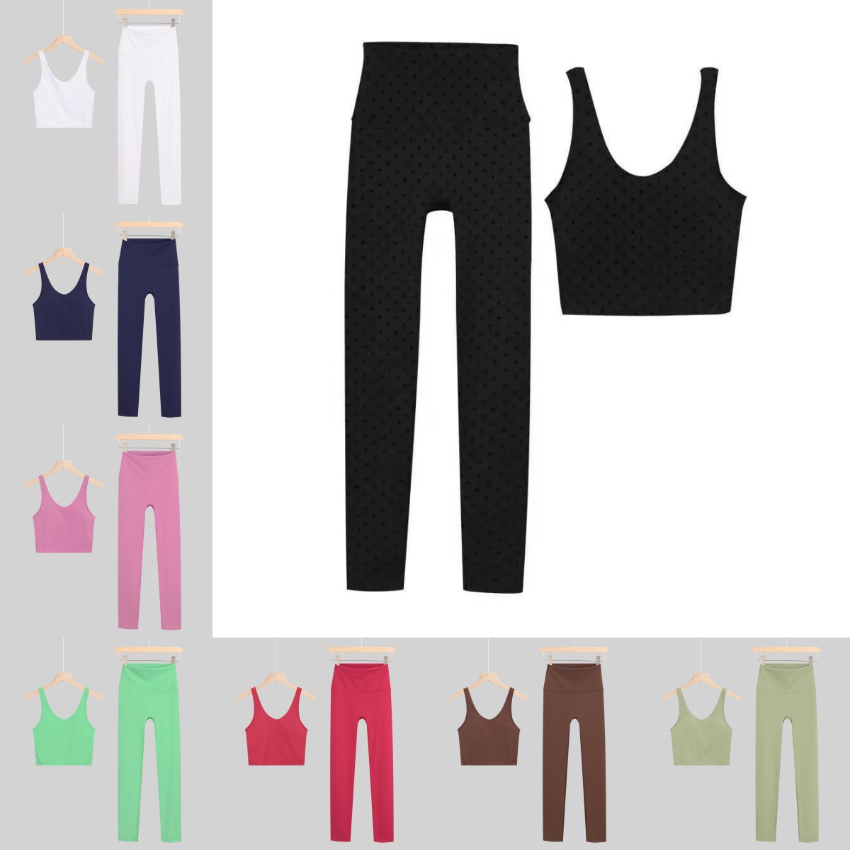 Designer Women Yoga Set U-shap - Pilates Yoga Legging ulasan dan harga
