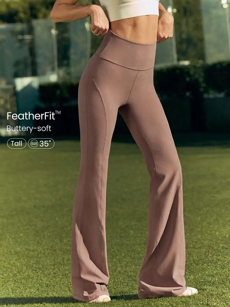 Ultra Long Flare Leggings For  - Pilates Yoga Studio ulasan dan harga