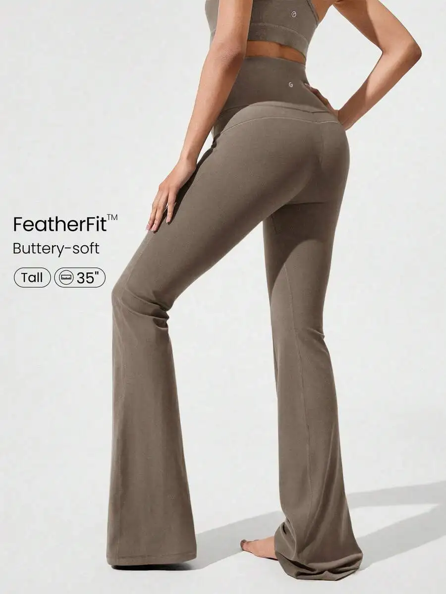 Ultra Long Flare Leggings For  - Pilates Yoga Studio ulasan dan harga